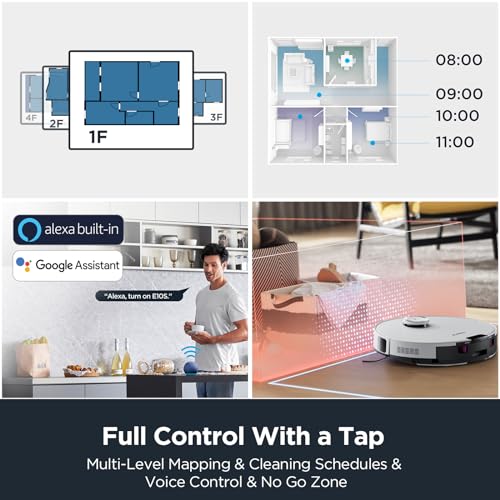 Robot Vacuum and Mop Combo with Self Emptying Station I283828