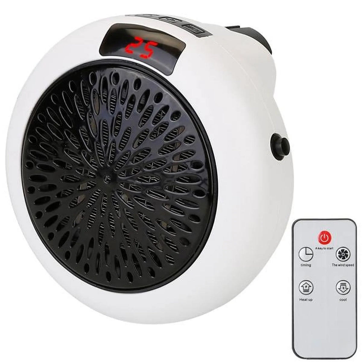 900W Portable Heater Fan with Remote Control I93699