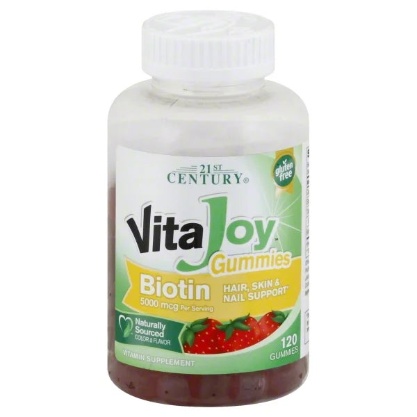 Biotin 5000 mcg Gummies Strawberry Pack of 3 M3199