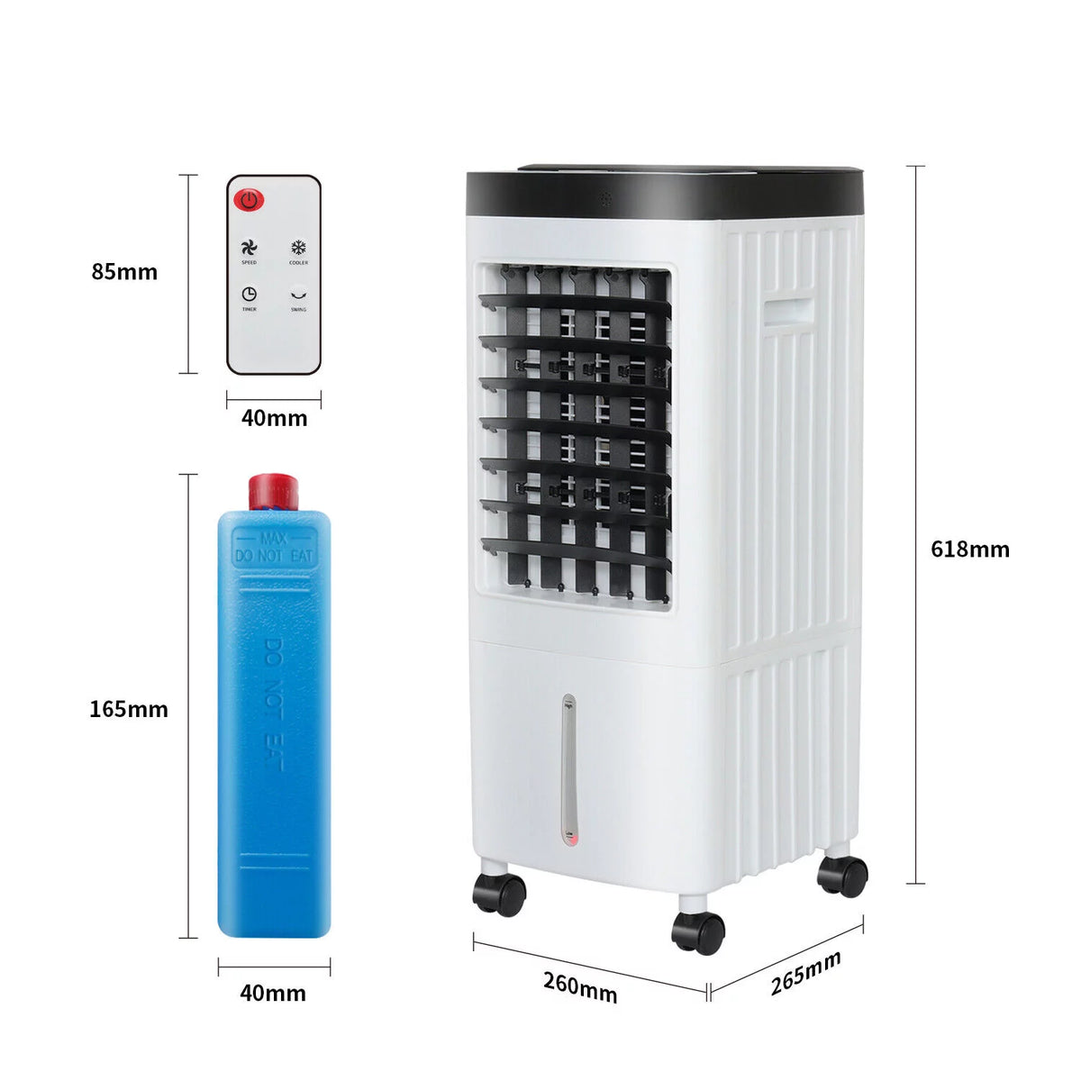 10L Portable Evaporative Cooler Humidifier O214