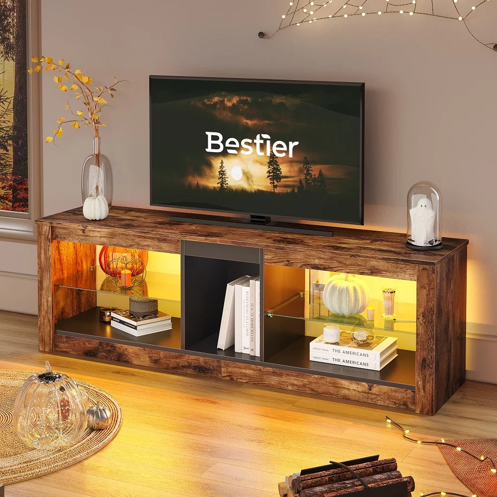 Light Grey TV Stand Media Console Table N1880