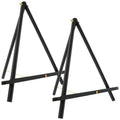 20" Black Wood A-Frame Artist Easel, Pack of 2 G807
