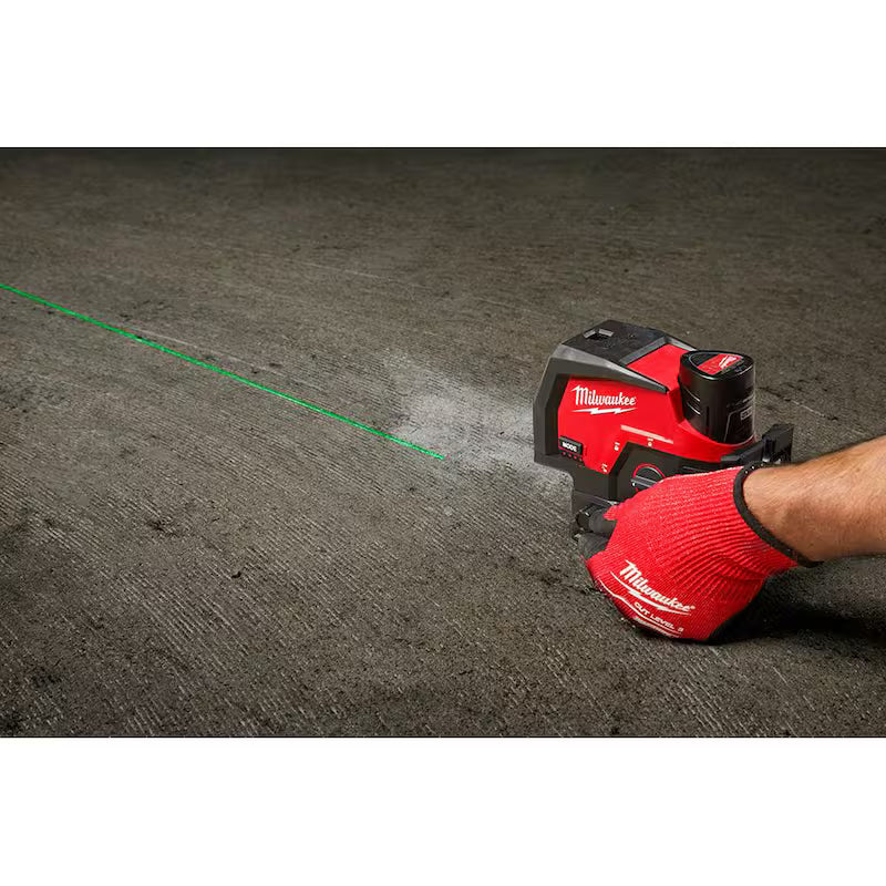 12-Volt Cordless Green Laser Level with Battery Pack R501