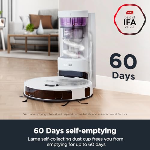 Robot Vacuum and Mop Combo with Self Emptying Station I283828