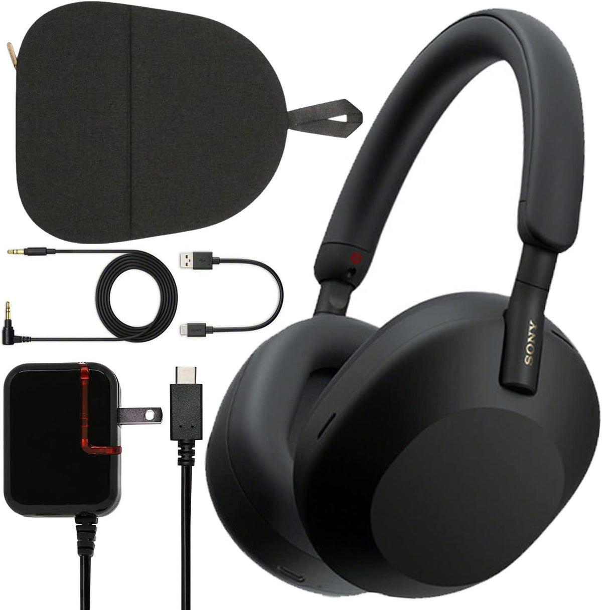 Black Wireless Noise-Canceling Over-Ear Headphones S950