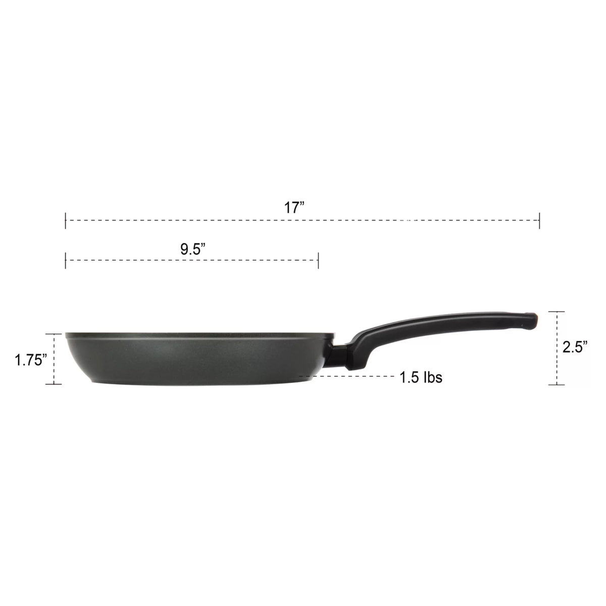 9.5 in. Ceramic Non-Stick Fry Pan & Skillet O989