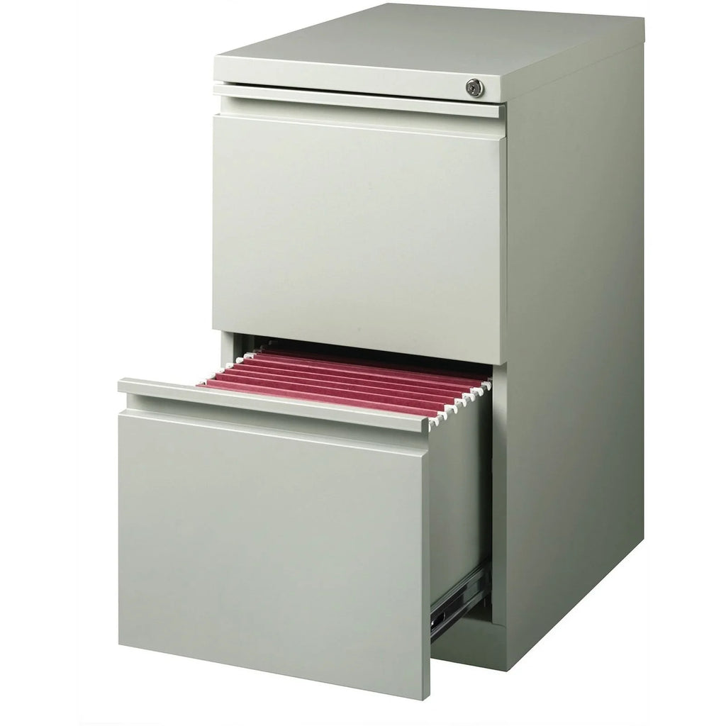 Light Gray 2-Drawer Metal Mobile File Cabinet P5368