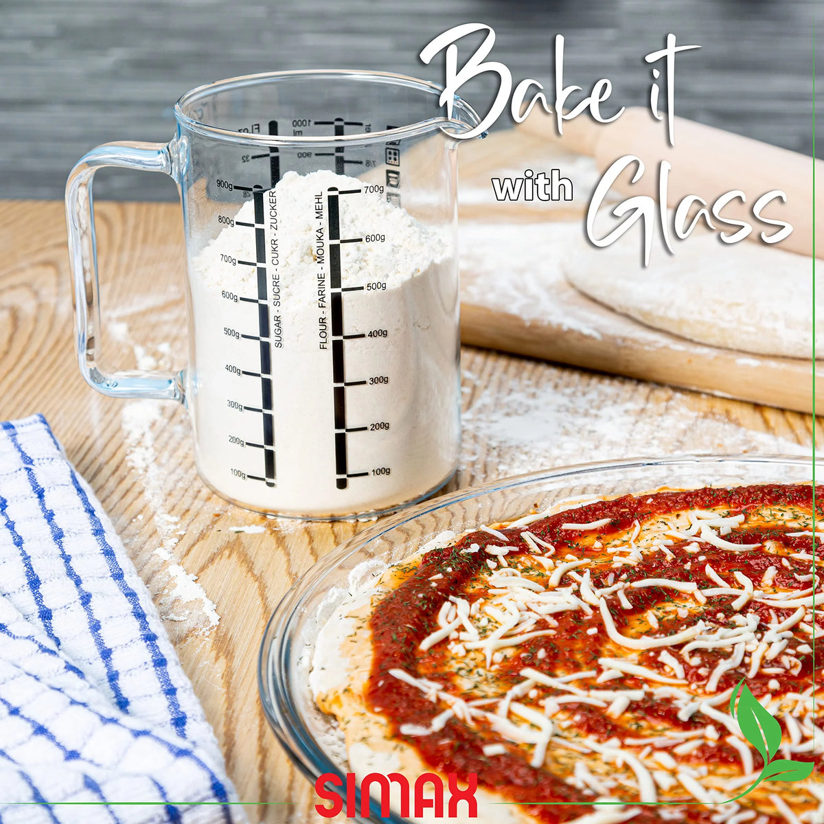 Borosilicate Glass 32 Oz Measuring Cup H347