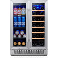 24 Inch Dual Zone Wine and Beverage Refrigerator E45730