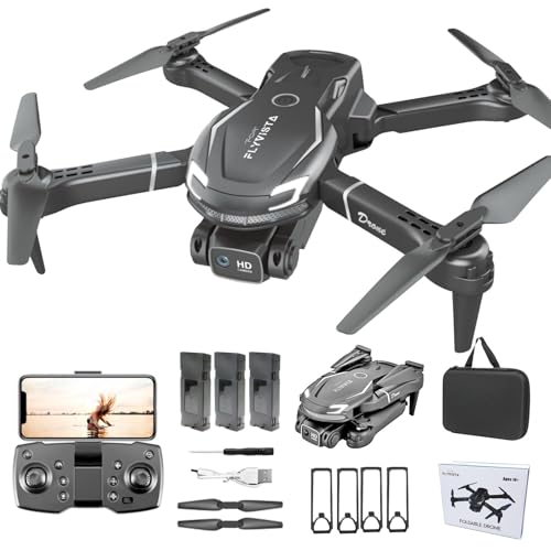 Mini Drone with Camera, 1080P FPV, 3 Batteries P89156