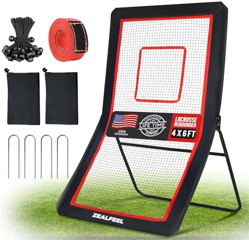 4x7FT Lacrosse Rebounder with Target Strip R910
