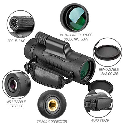8x42 Compact Waterproof Monocular Telescope M159830