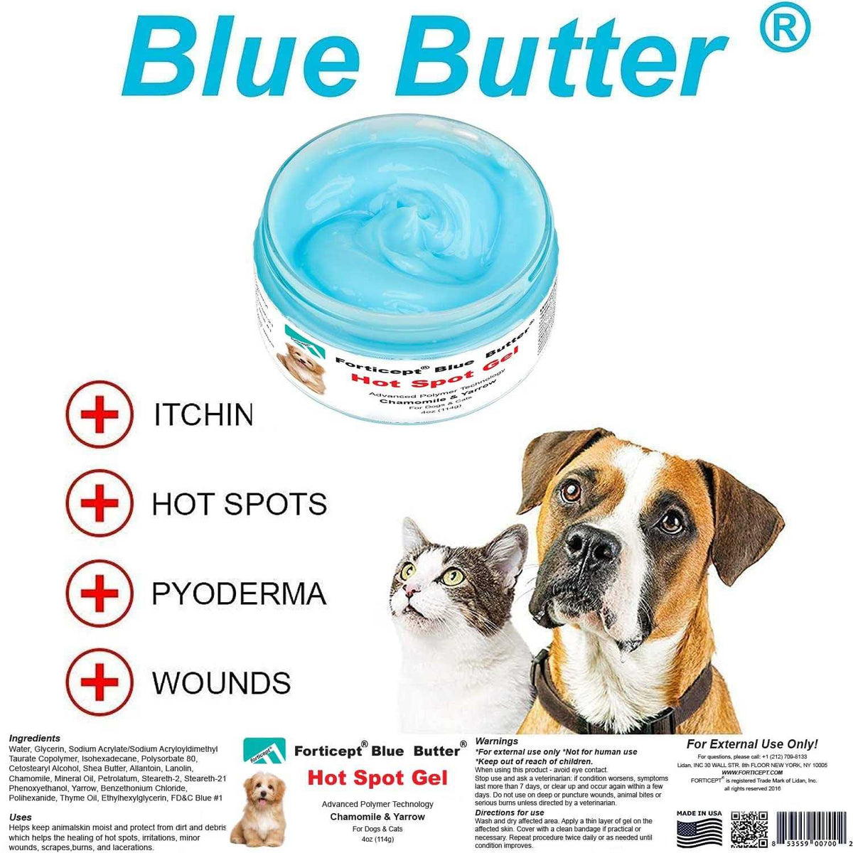 Blue Hot Spot Treatment for Dogs & Cats A839186