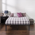 16" Metal Platform Bed Frame with Steel Slats, Full G428