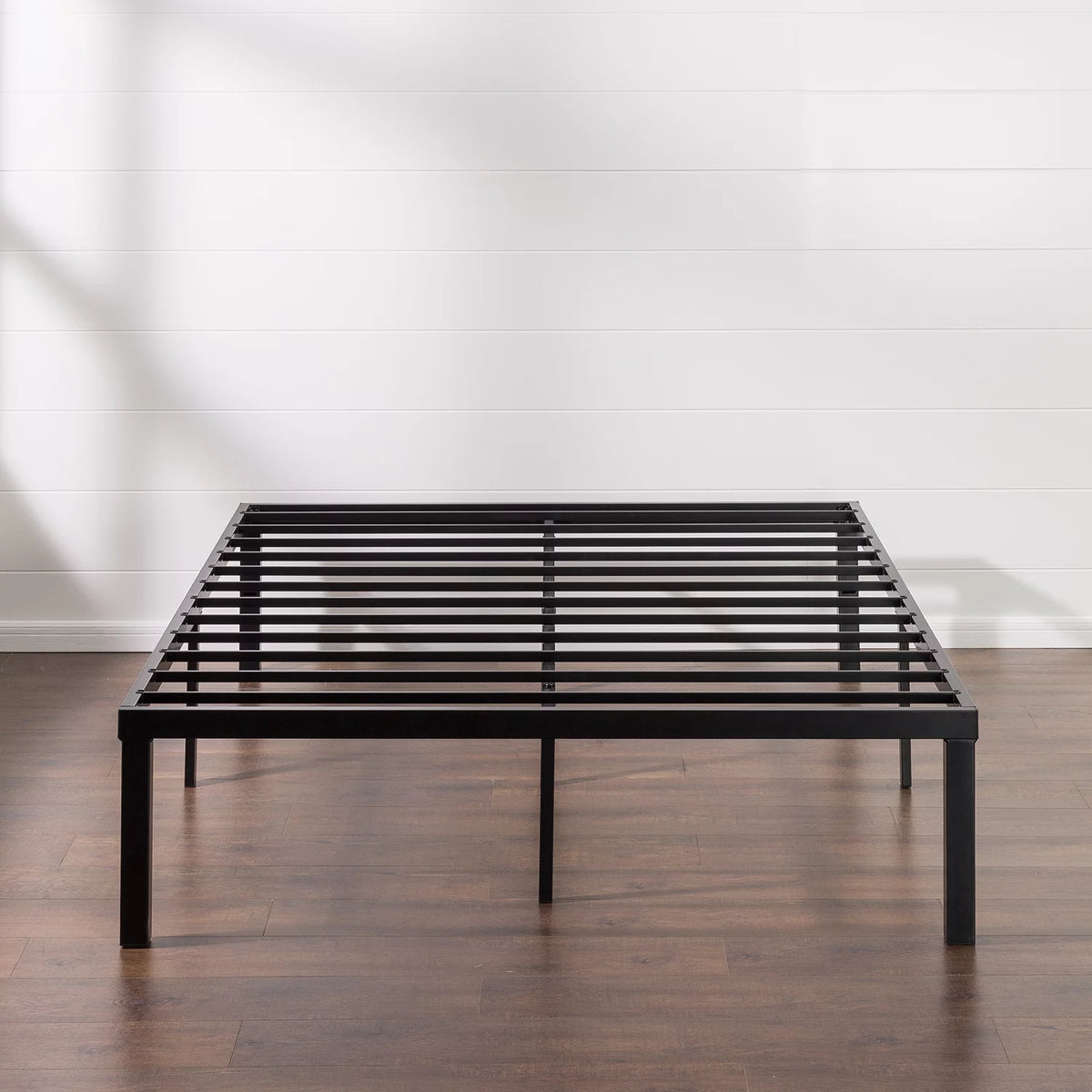 16" Metal Platform Bed Frame with Steel Slats, Full G428