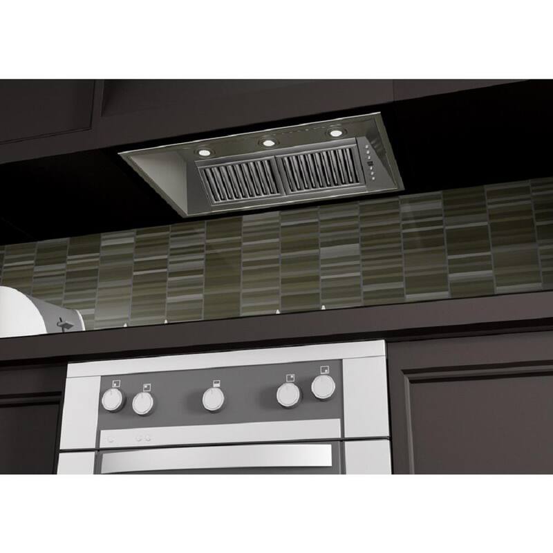 28 in. 400 CFM Stainless Steel Range Hood Insert Q45910