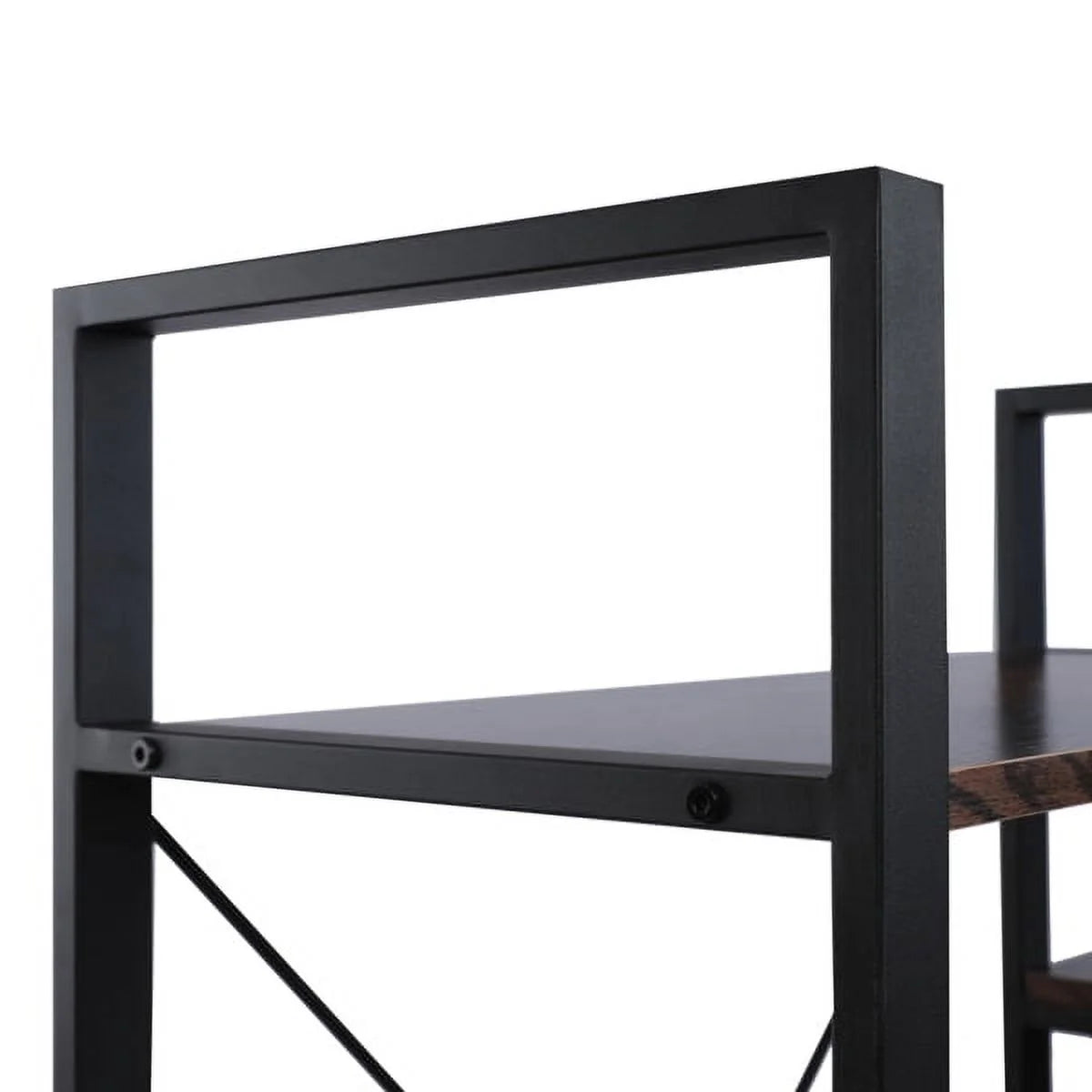 5-Shelf Wood and Metal Bookcase R942693