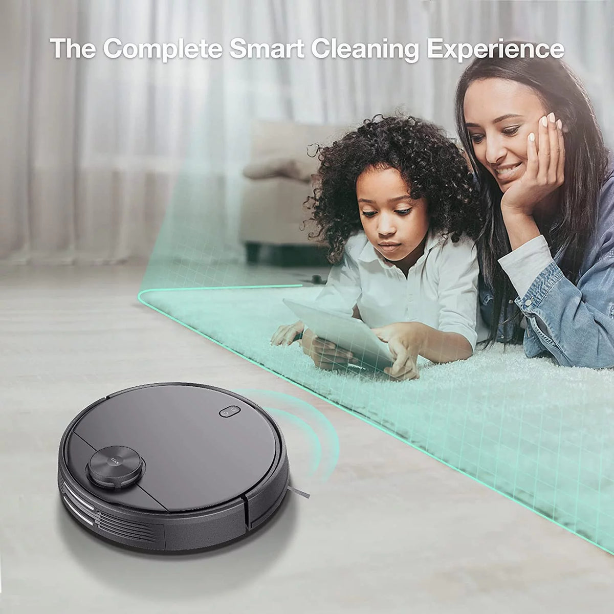 Robot Vacuum with LiDAR Room Mapping, 2,100Pa Suction, Wi-Fi Connected R700