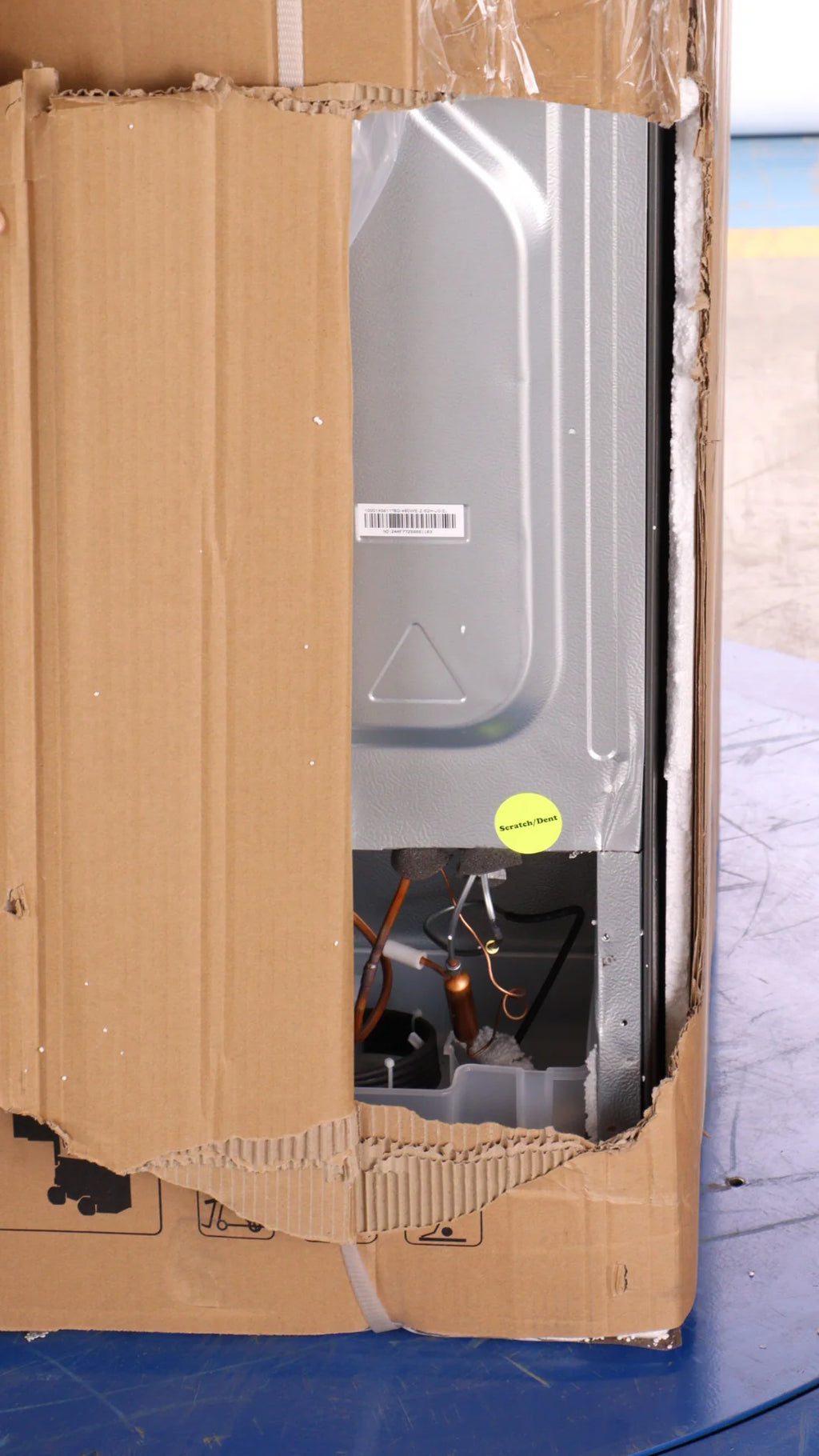28 In. 16 Cu.Ft. Stainless Steel Convertible Upright Freezer or Refrigerator Q24504