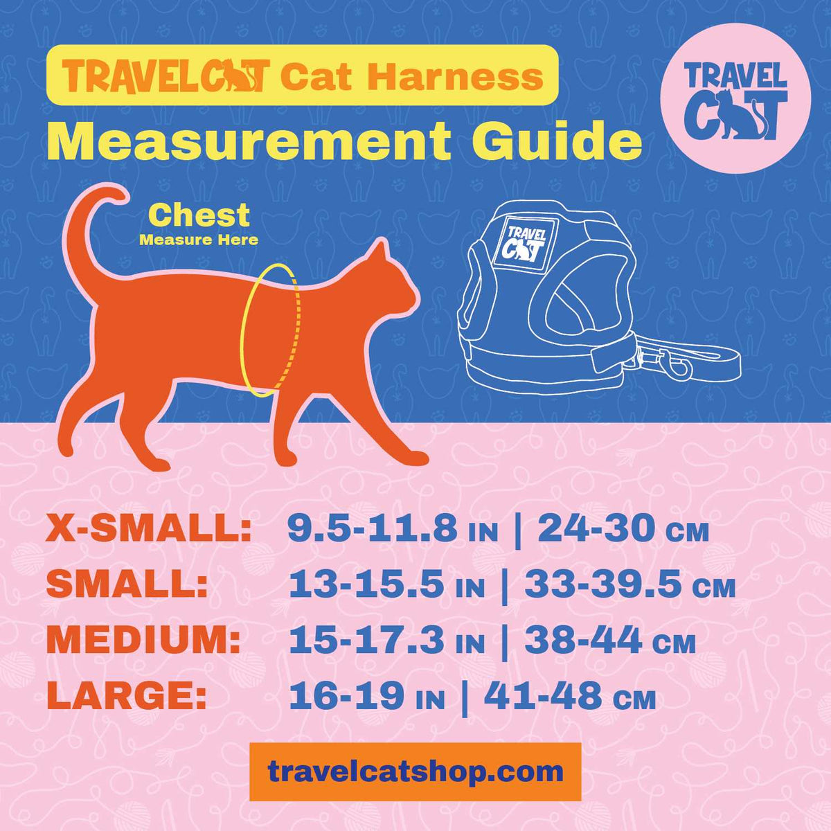 Reflective Cat & Kitten Harness and Leash X835