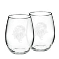 21 oz Stemless Red Wine Glass Set of 2 V98913