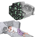 Fold-out Kids Sofa Glow-in-the-Dark Convertible Sofa U12599