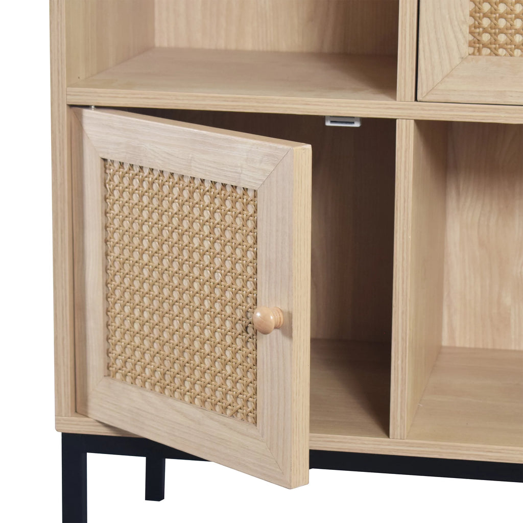 Cube Organizer Display Shelf with 3 Drawers J732832