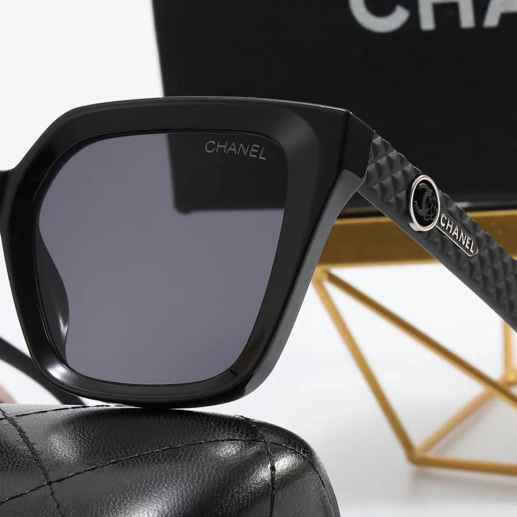Double C Rhombic Temple Polarized Sunglasses Z252663