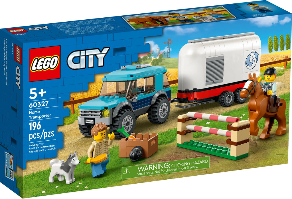 Horse Transporter Set with SUV Toy Car and Trailer Z93833