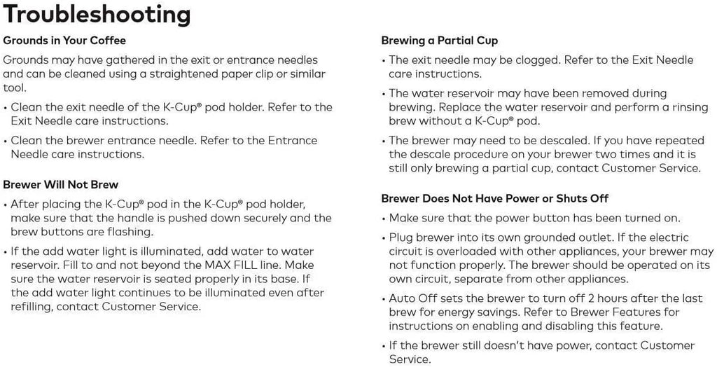 Black Single Serve K-Cup Pod Coffee Maker D43195