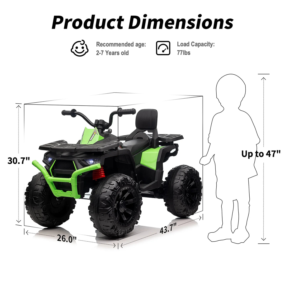 24V Electric Ride on ATV R93431