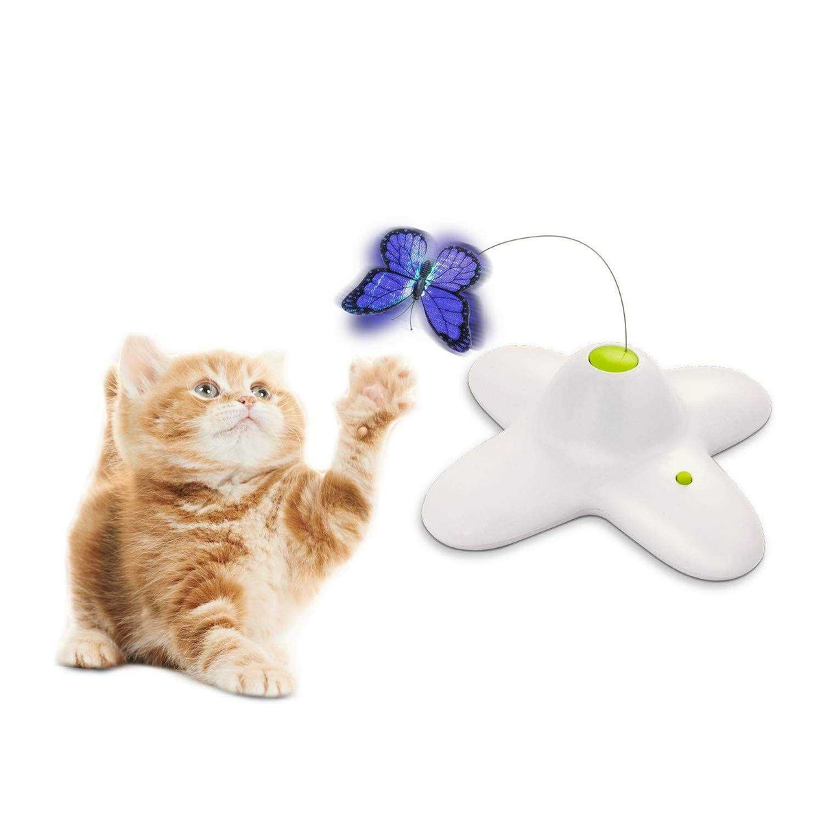 Interactive Cat Butterfly Toy with Two Replacements Q68225