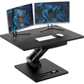 28" Black Height Adjustable Standing Desk V33425