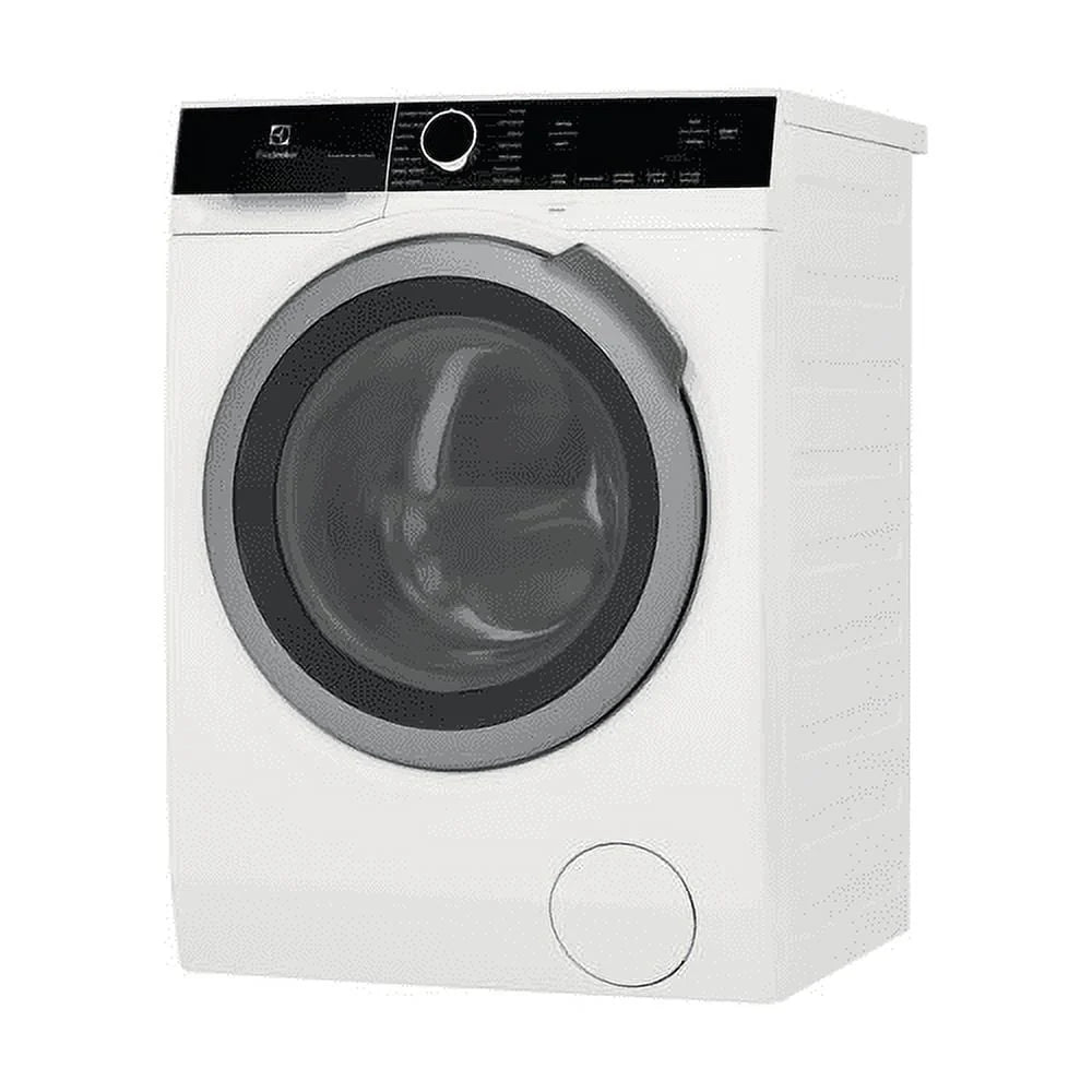 White Compact Front Load Steam Washer with 2.4 cu. ft. Capacity T57988