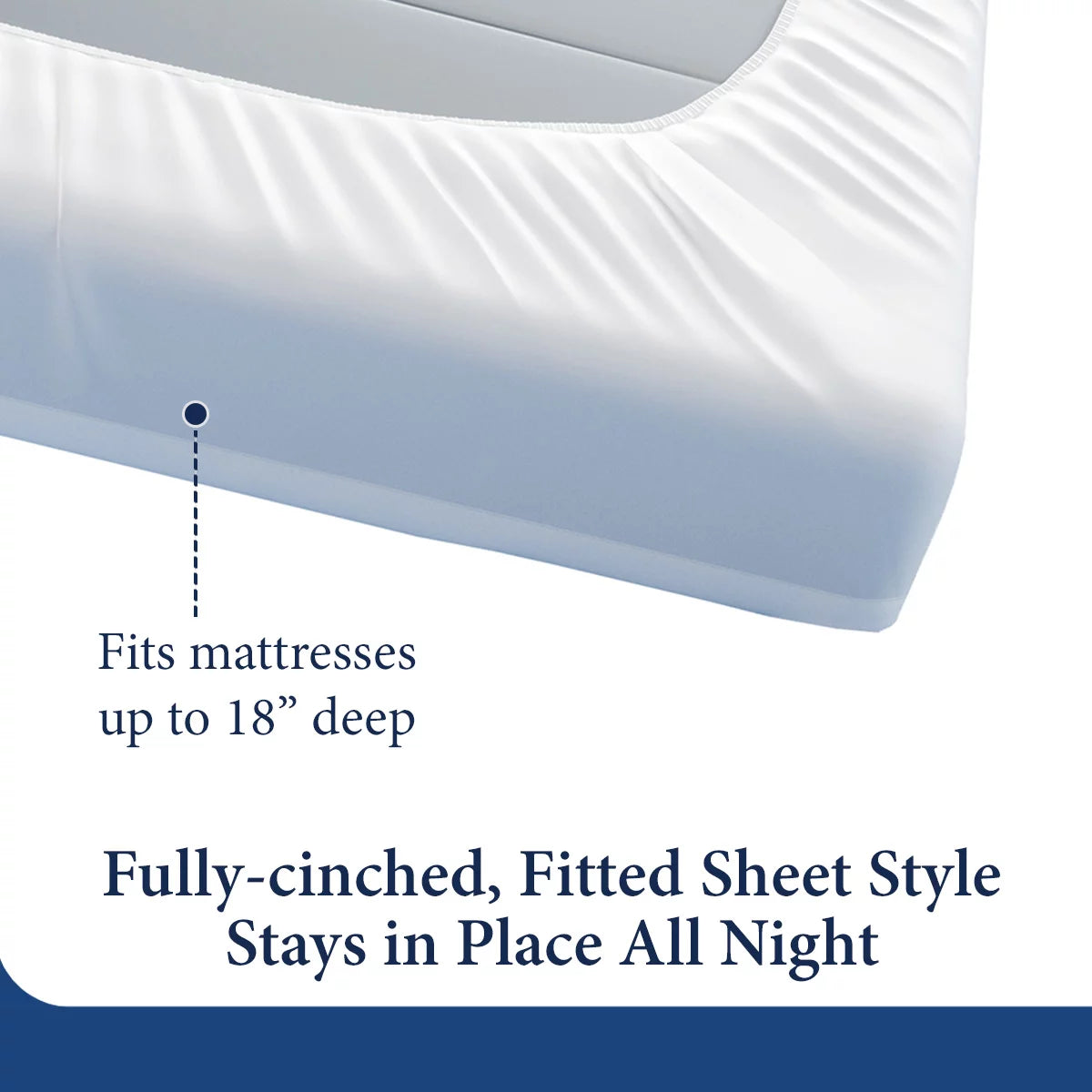 100% Waterproof Bamboo Mattress Protector Full V19098