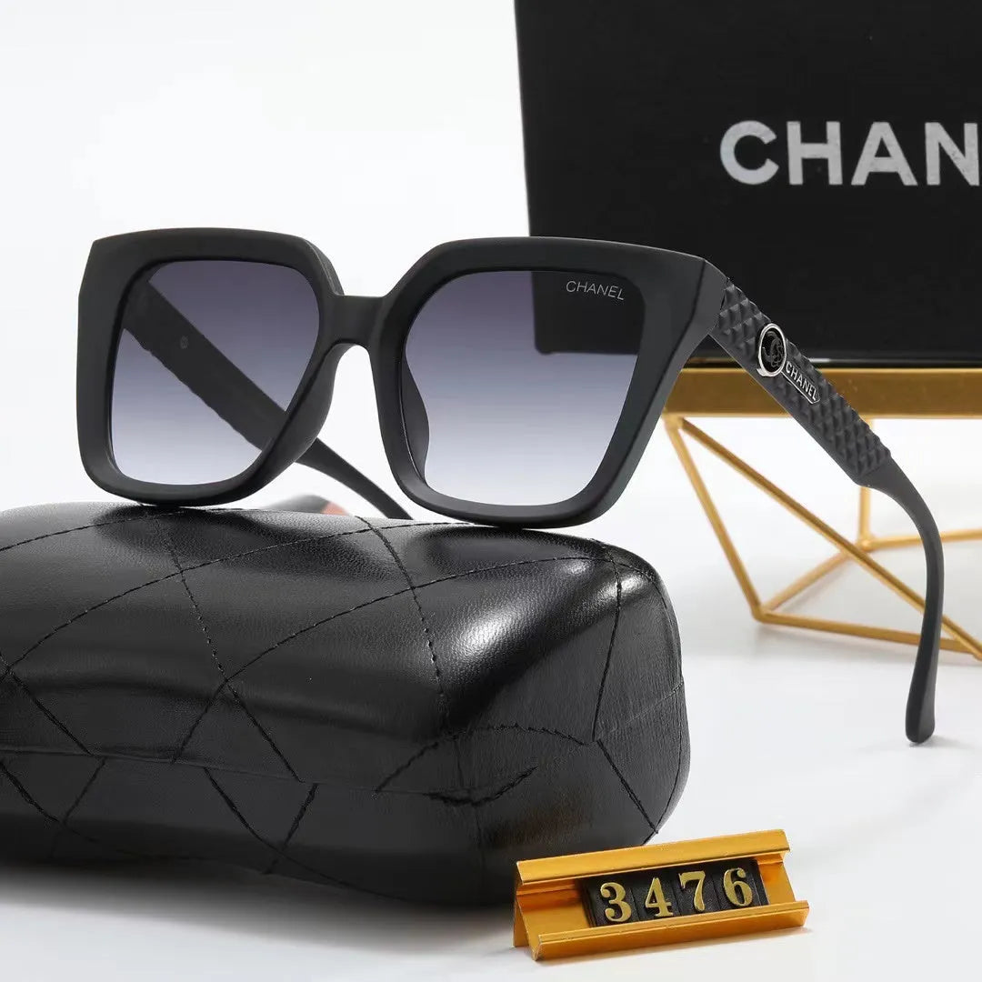 Double C Rhombic Temple Polarized Sunglasses Z252663
