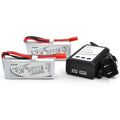7.4V 2500mAh LiPo Battery with Banana Connector and B3 Charger V59899