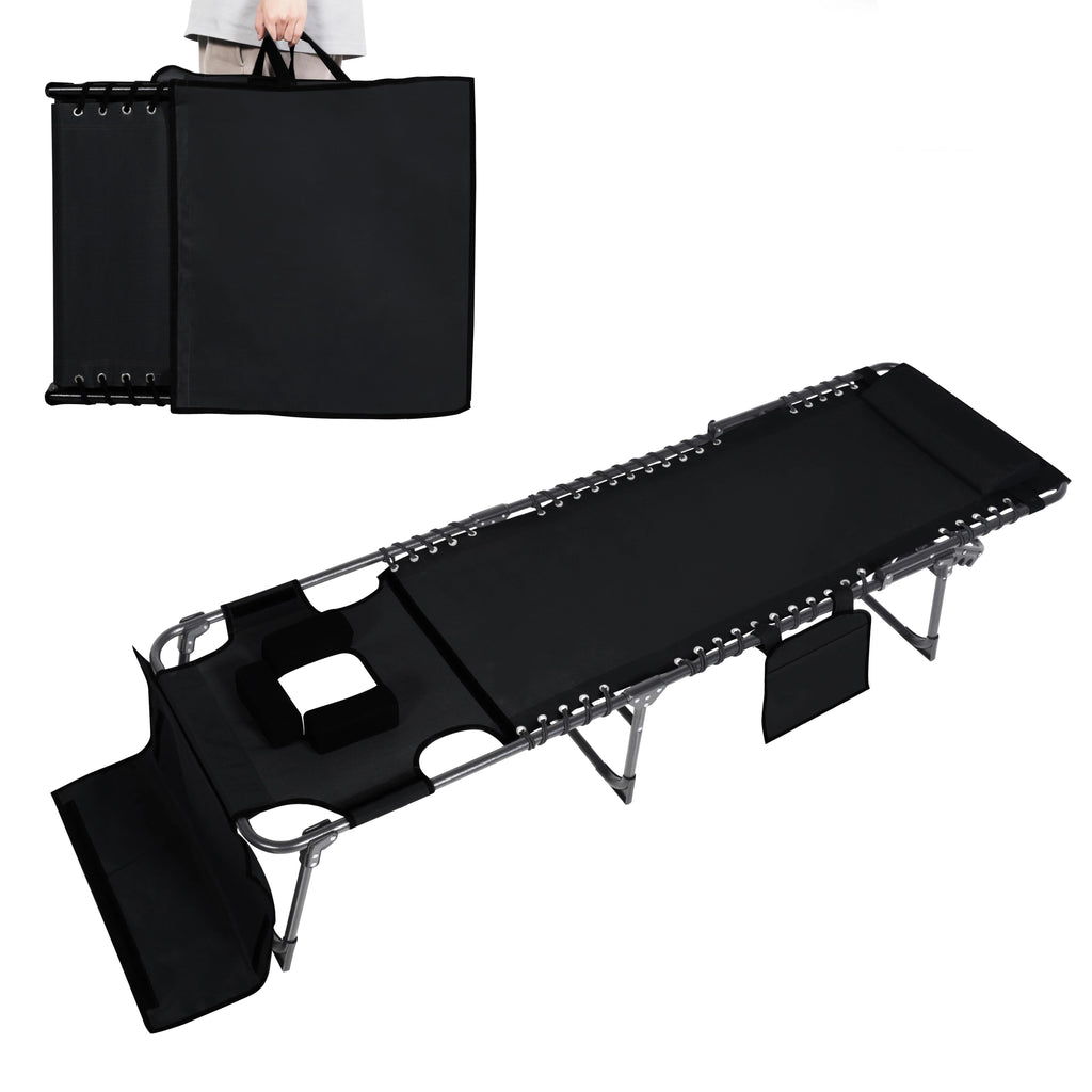 5-Position Adjustable Tanning Chair with Face & Arm Hole K615