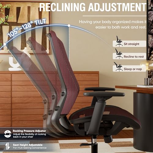 Black Mesh Ergonomic Office Chair R1192