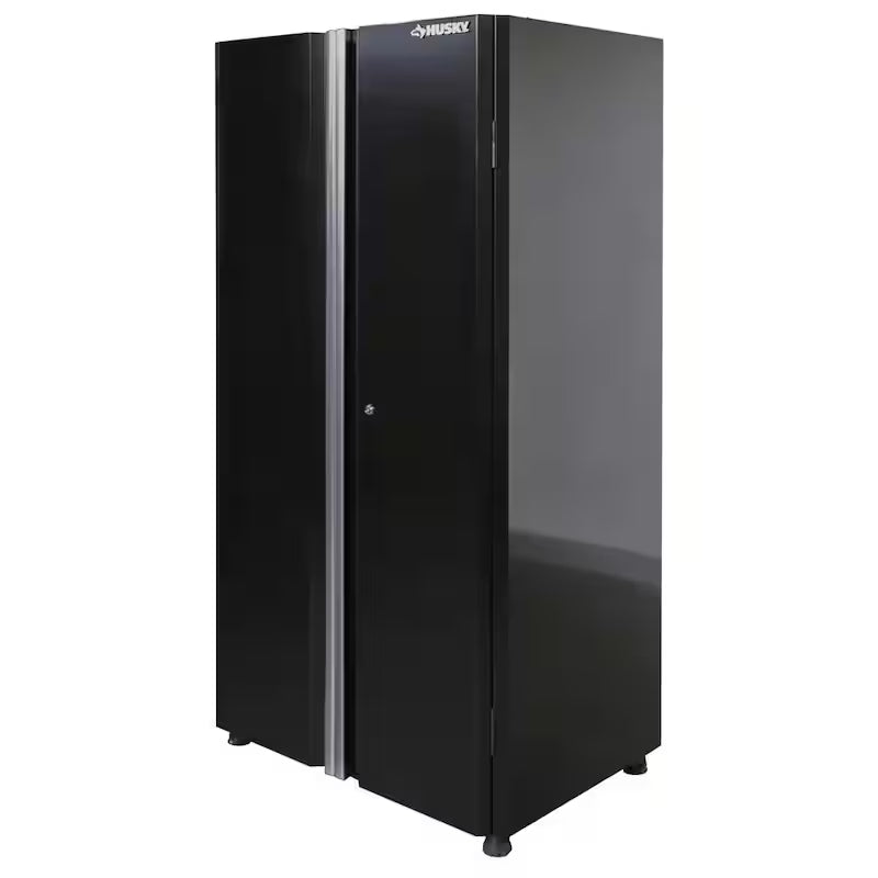 24-Gauge Steel Garage Gear Cabinet in Black M1217