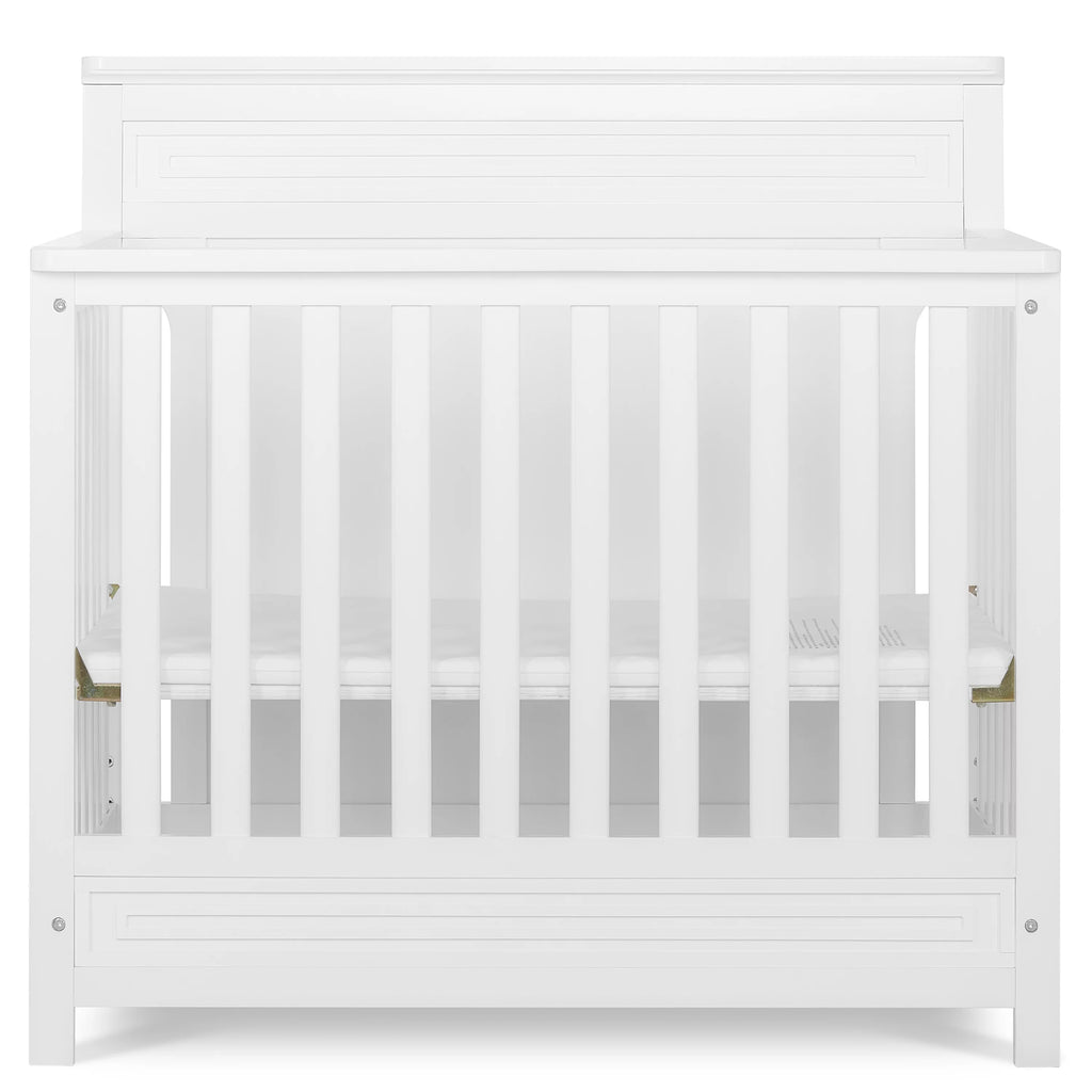 White 4-in-1 Convertible Mini Crib K43760