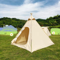Cotton Canvas 2-3 Person Bell Tent with Double Door G15410