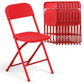 Black Plastic Folding Chairs 10 Pack O3767